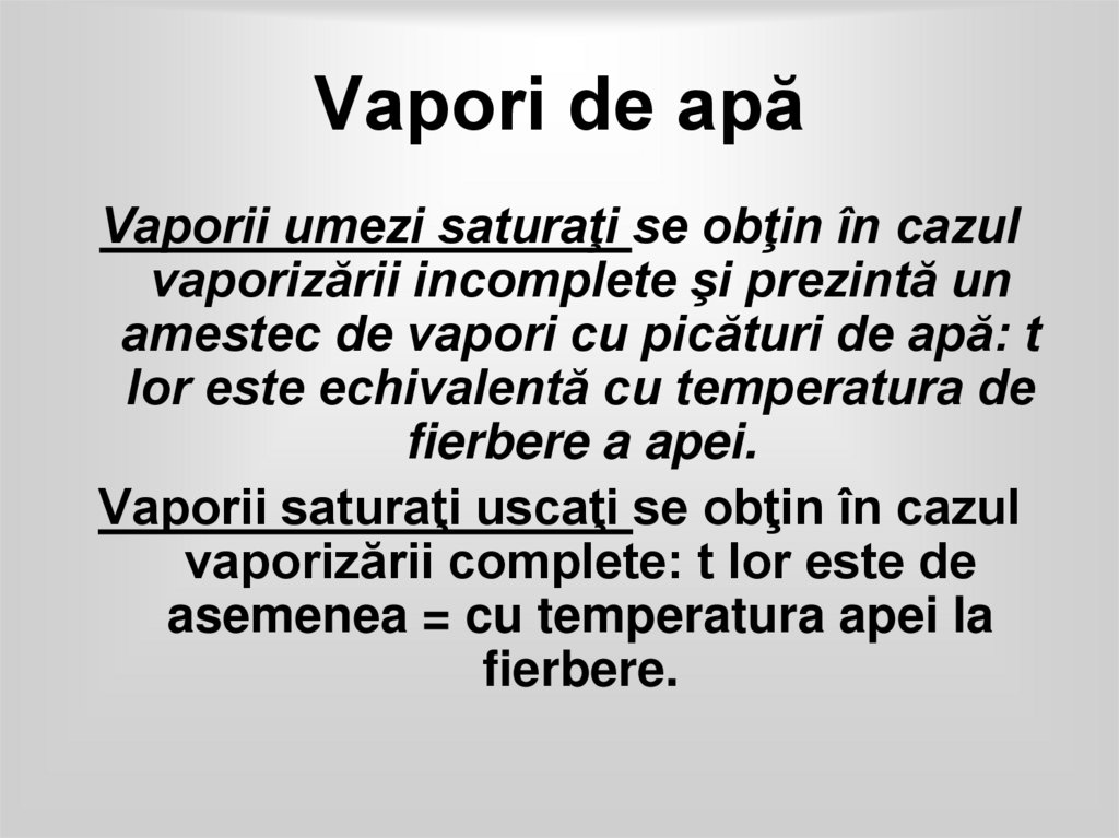 Vapori de apă