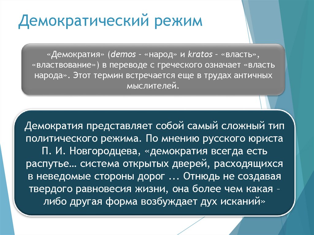 Демократический режим