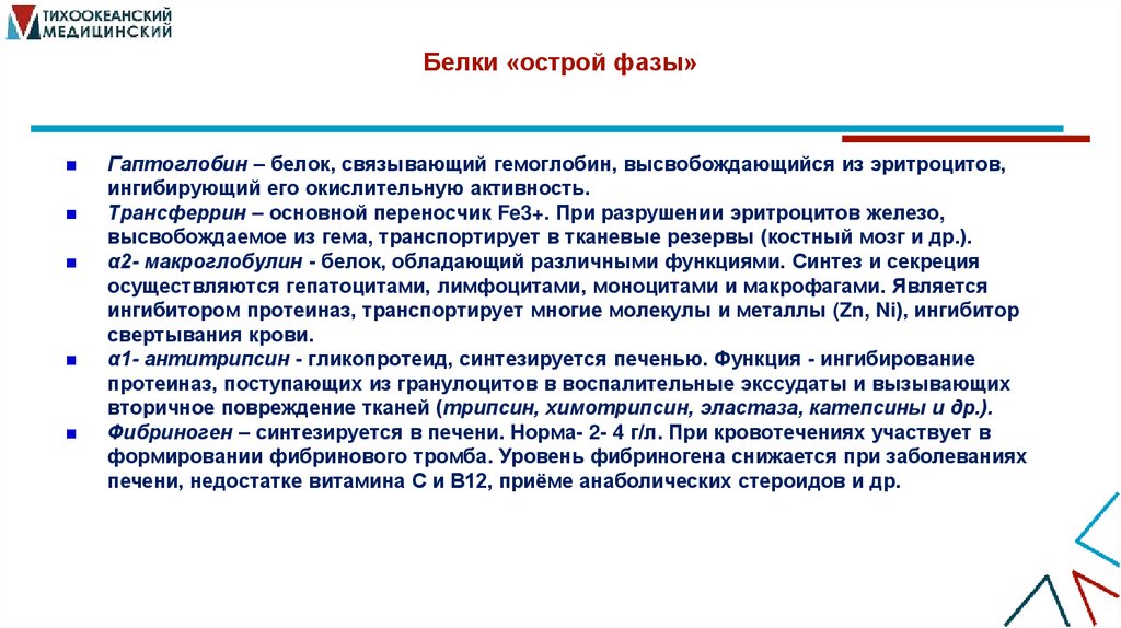 Белки «острой фазы»