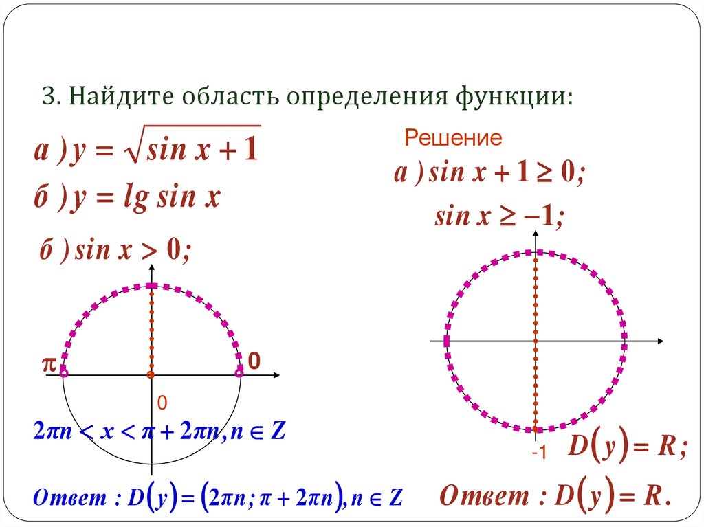 Решение упражнений