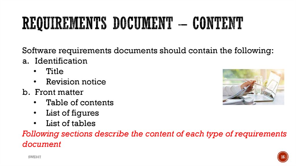 Requirements Document – Content