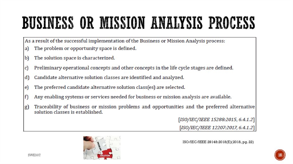 Business or Mission Analysis Process