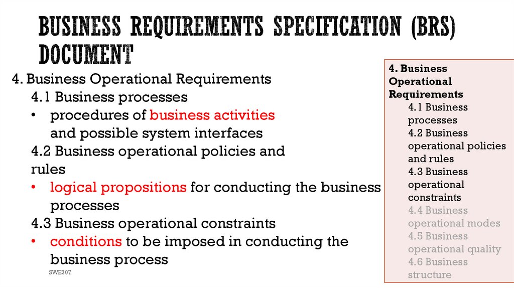 Business Requirements Specification (BRS) Document