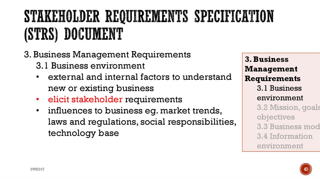 Stakeholder Requirements Specification (StRS) Document