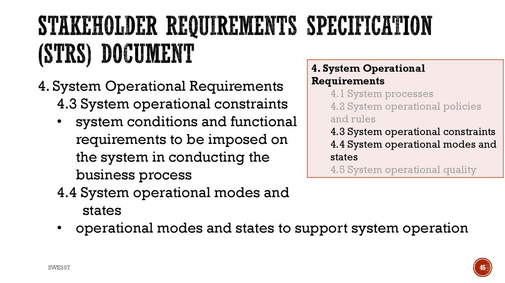 Stakeholder Requirements Specification (StRS) Document
