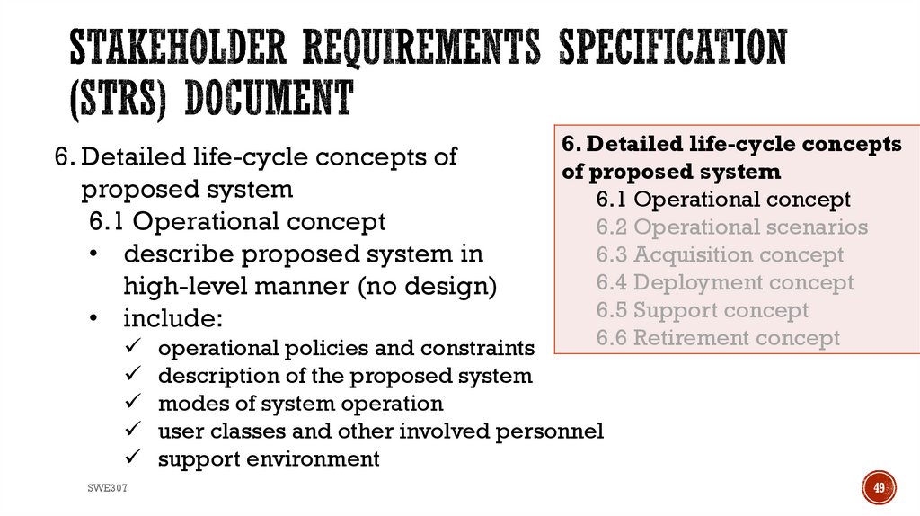 Stakeholder Requirements Specification (StRS) Document