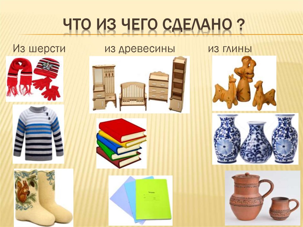 Что из чего сделано ?