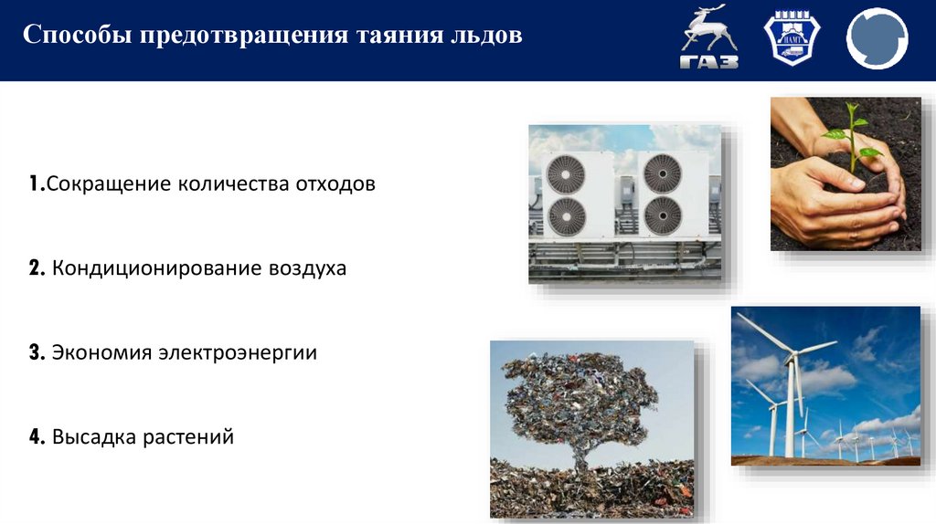 Способы предотвращения таяния льдов