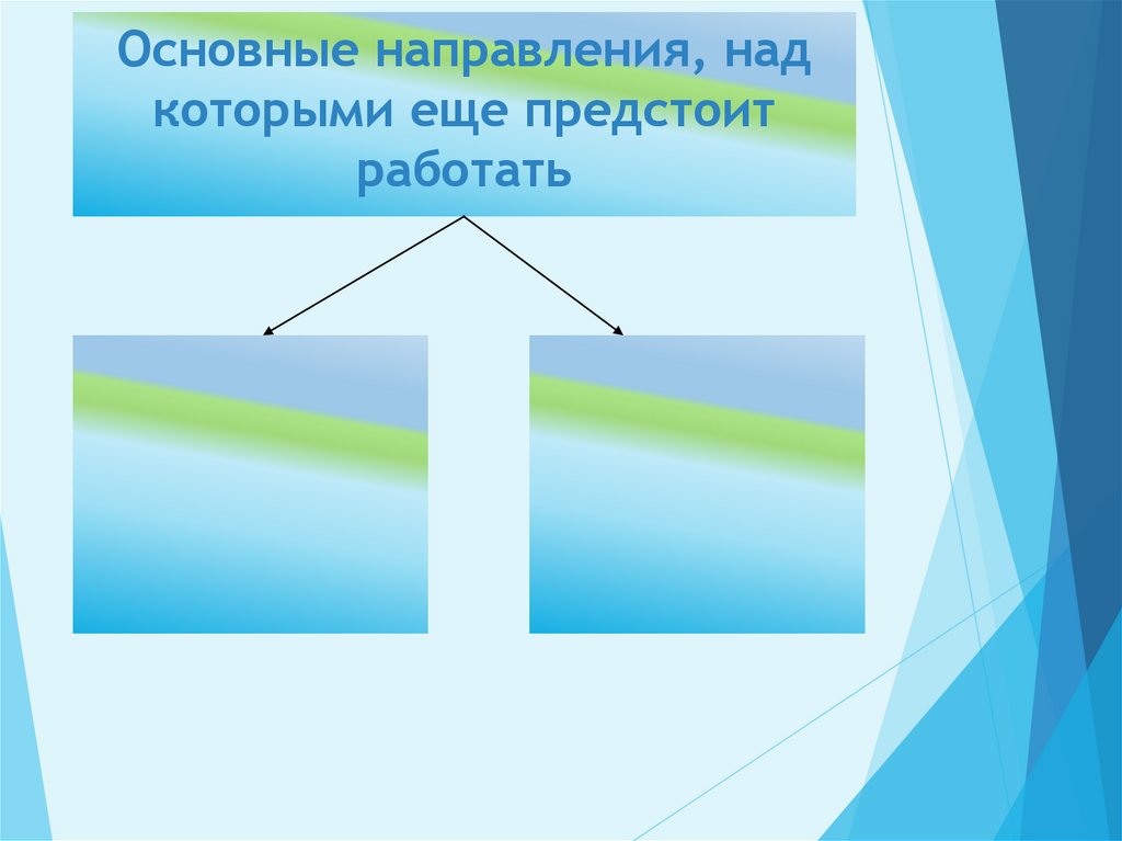 Основные направления, над которыми еще предстоит работать