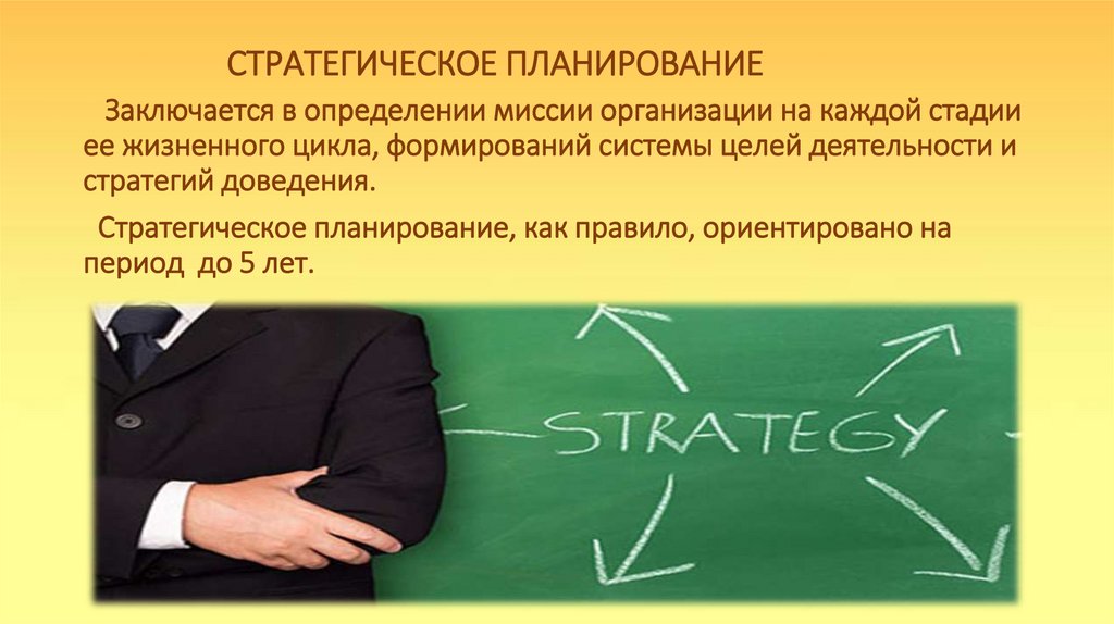 СТРАТЕГИЧЕСКОЕ ПЛАНИРОВАНИЕ