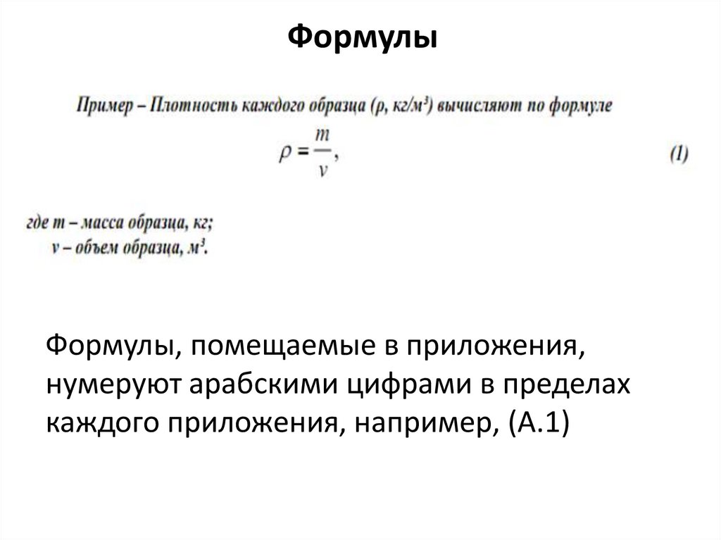 Формулы