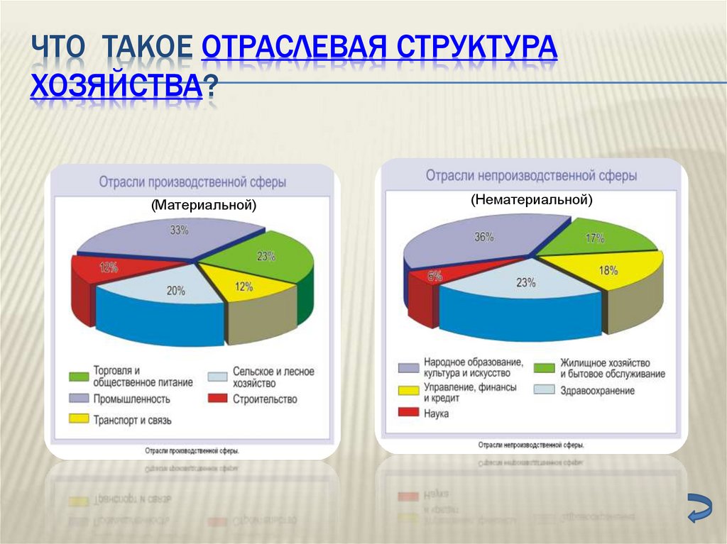 чТо такое отраслевая структура хозяйства?