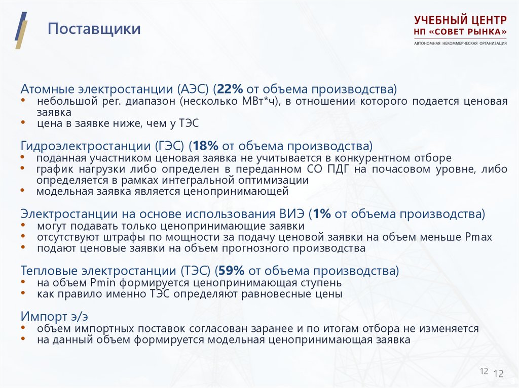 Поставщики