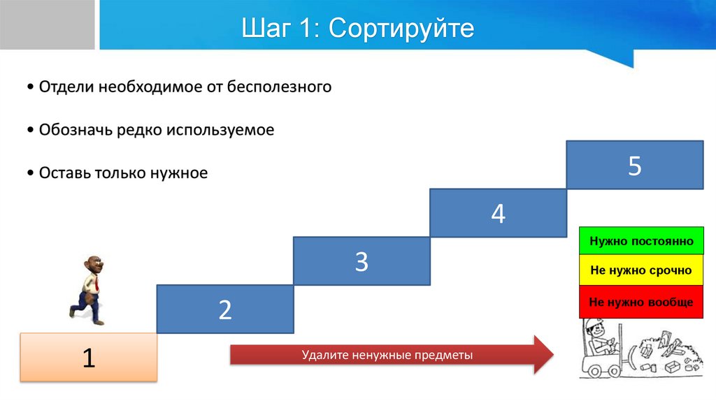 Шаг 1: Сортируйте
