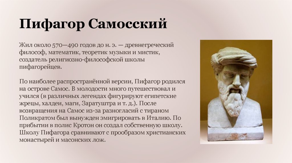 Пифагор Самосский