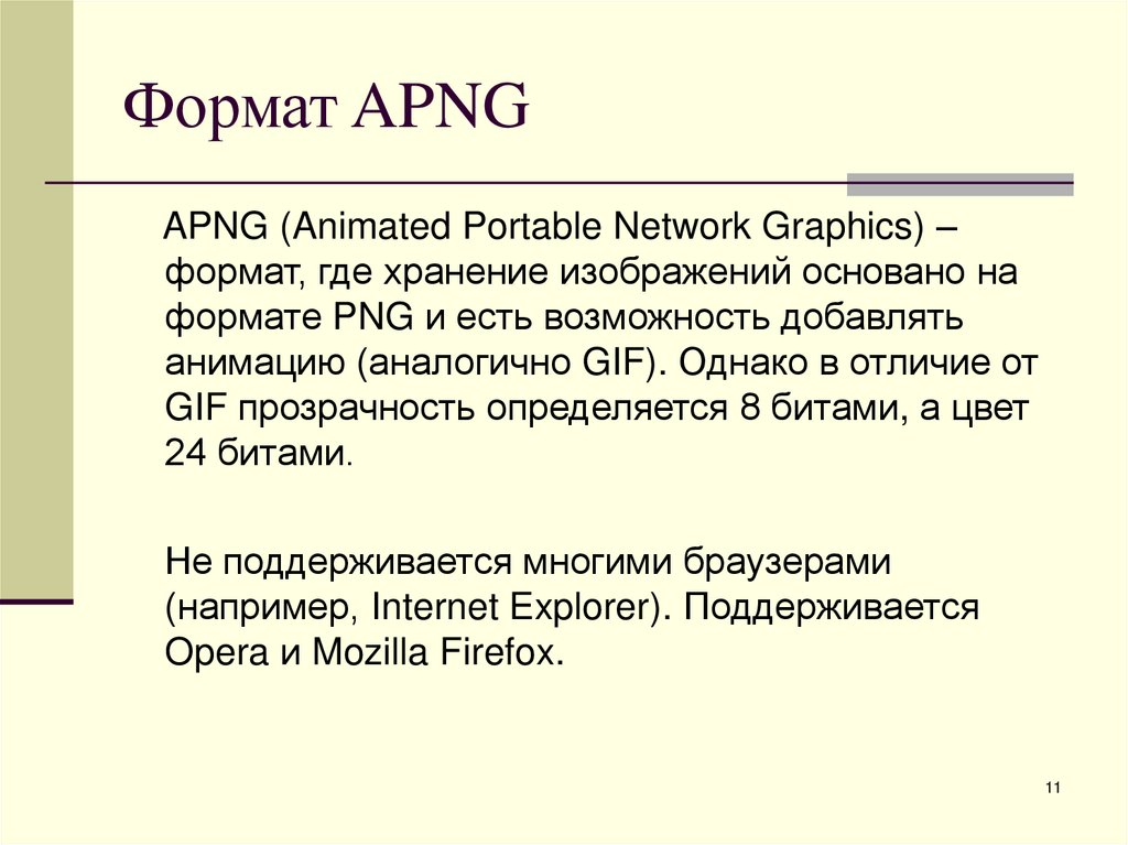 Формат APNG