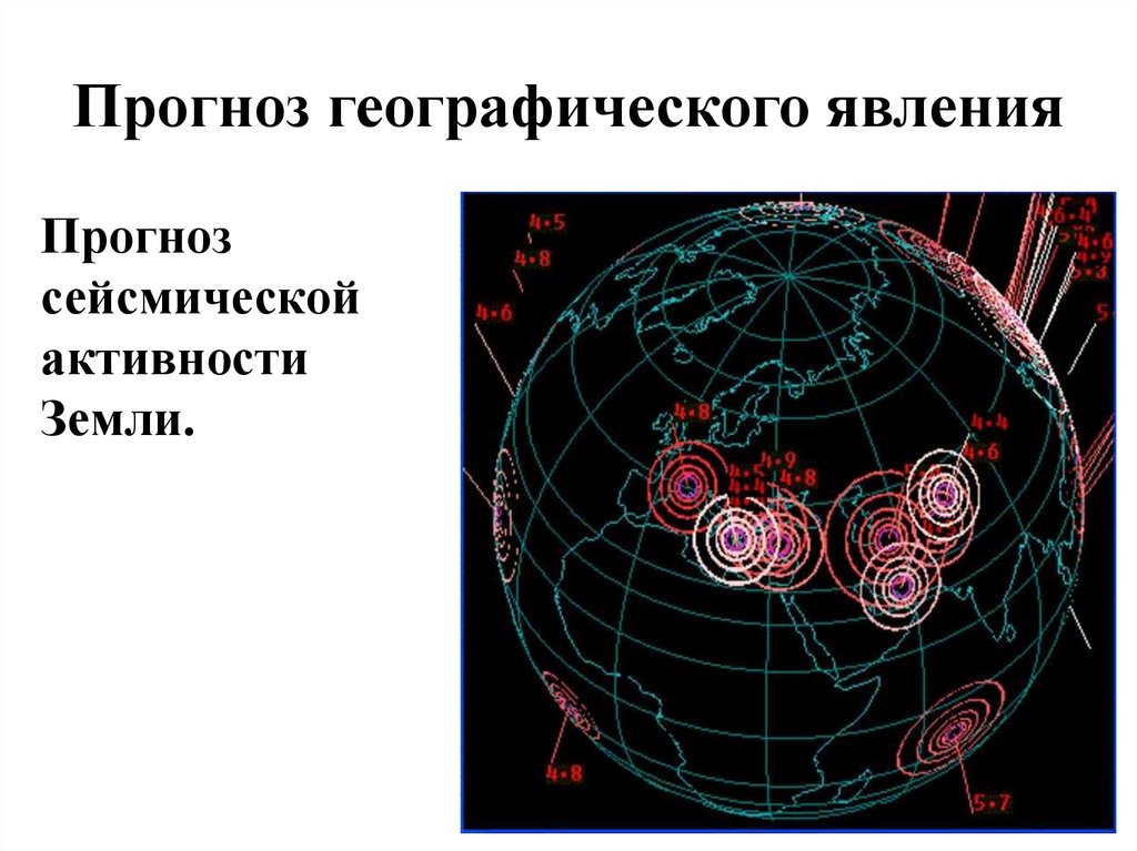 Прогноз географического явления