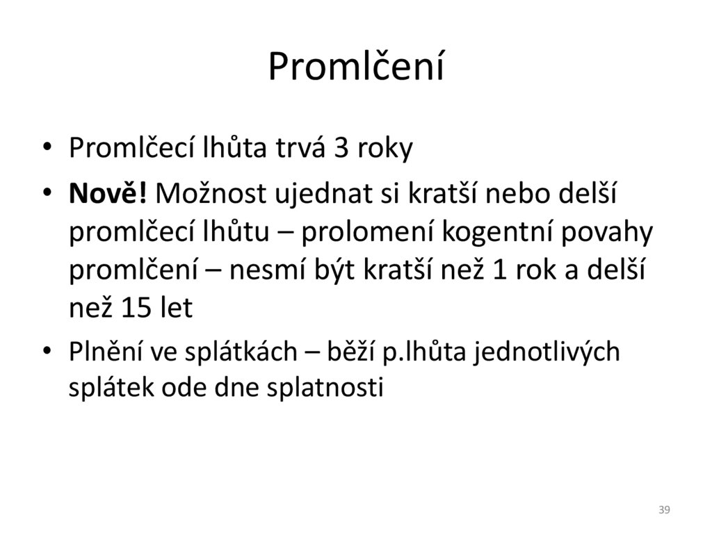 Promlčení