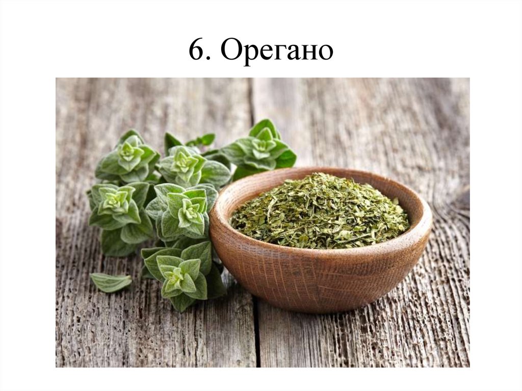 6. Орегано