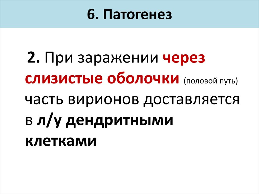 6. Патогенез