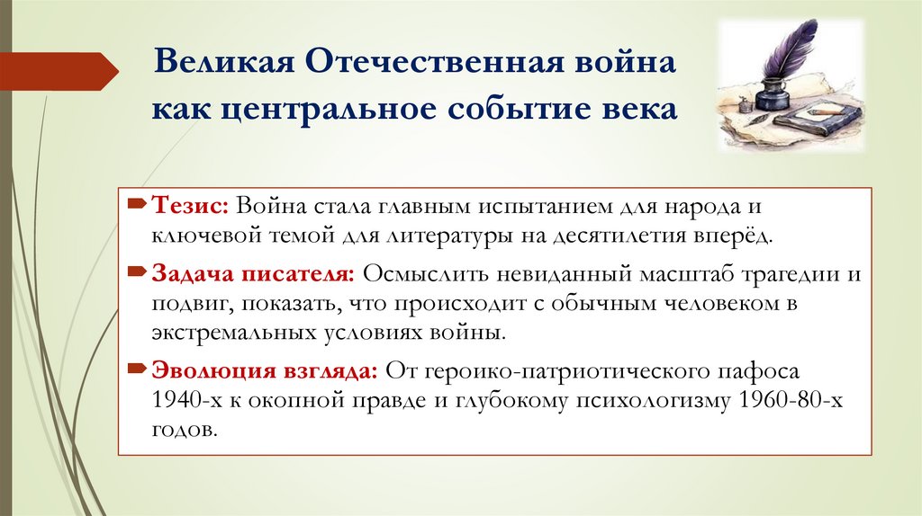 Великая Отечественная война как центральное событие века