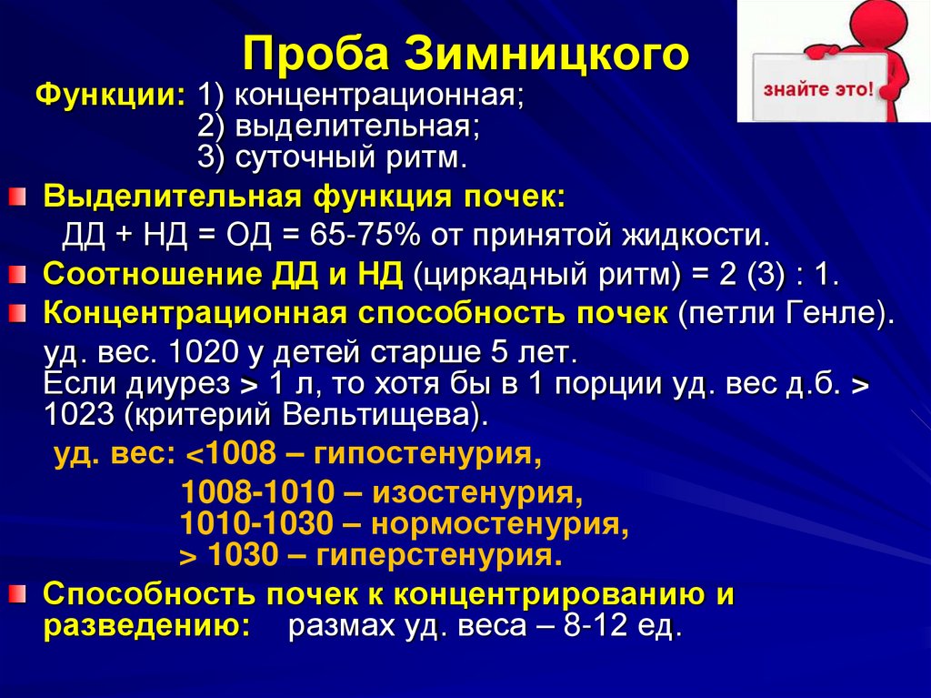 Проба Зимницкого