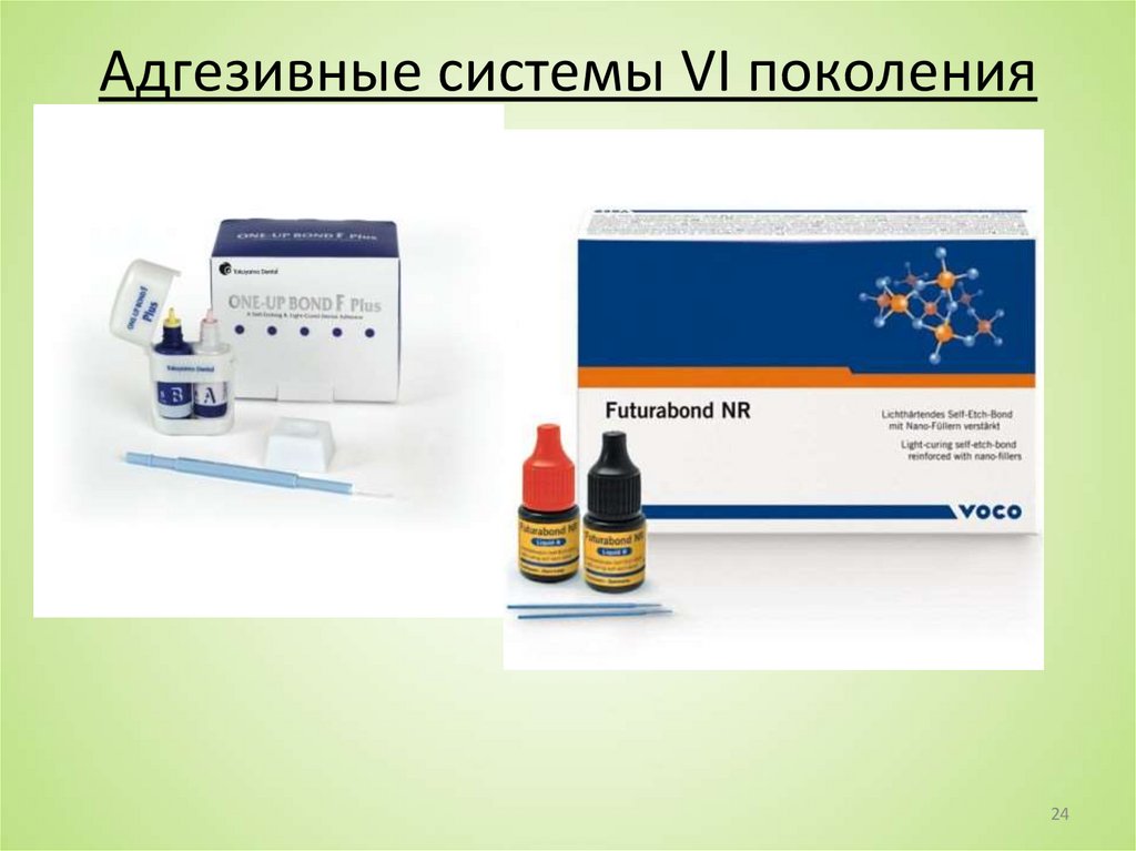 Адгезивные системы VI поколения