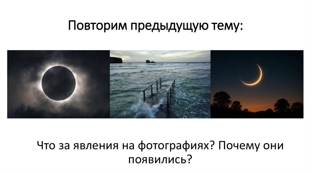 Повторим предыдущую тему: