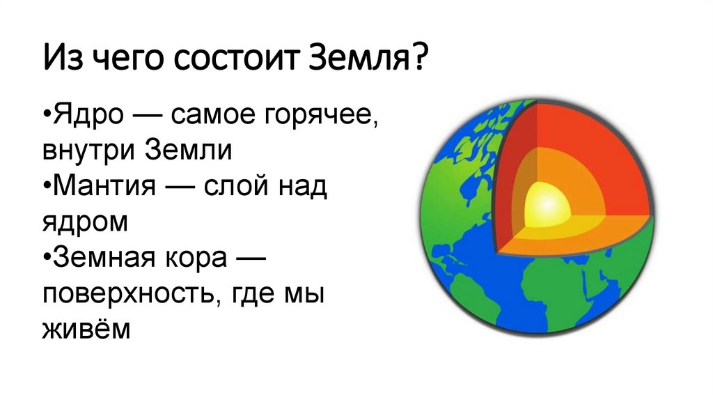 Из чего состоит Земля?