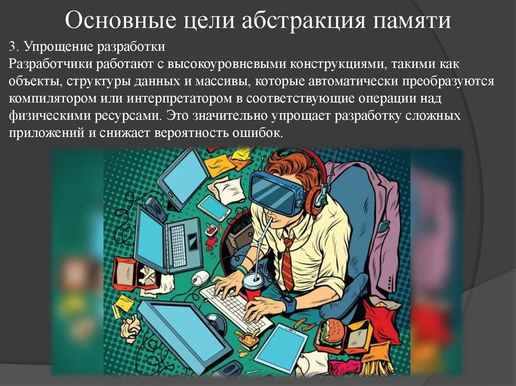 Основные цели абстракция памяти