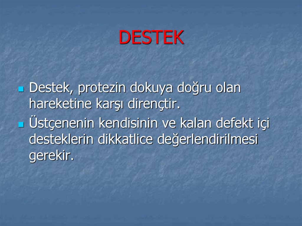 DESTEK
