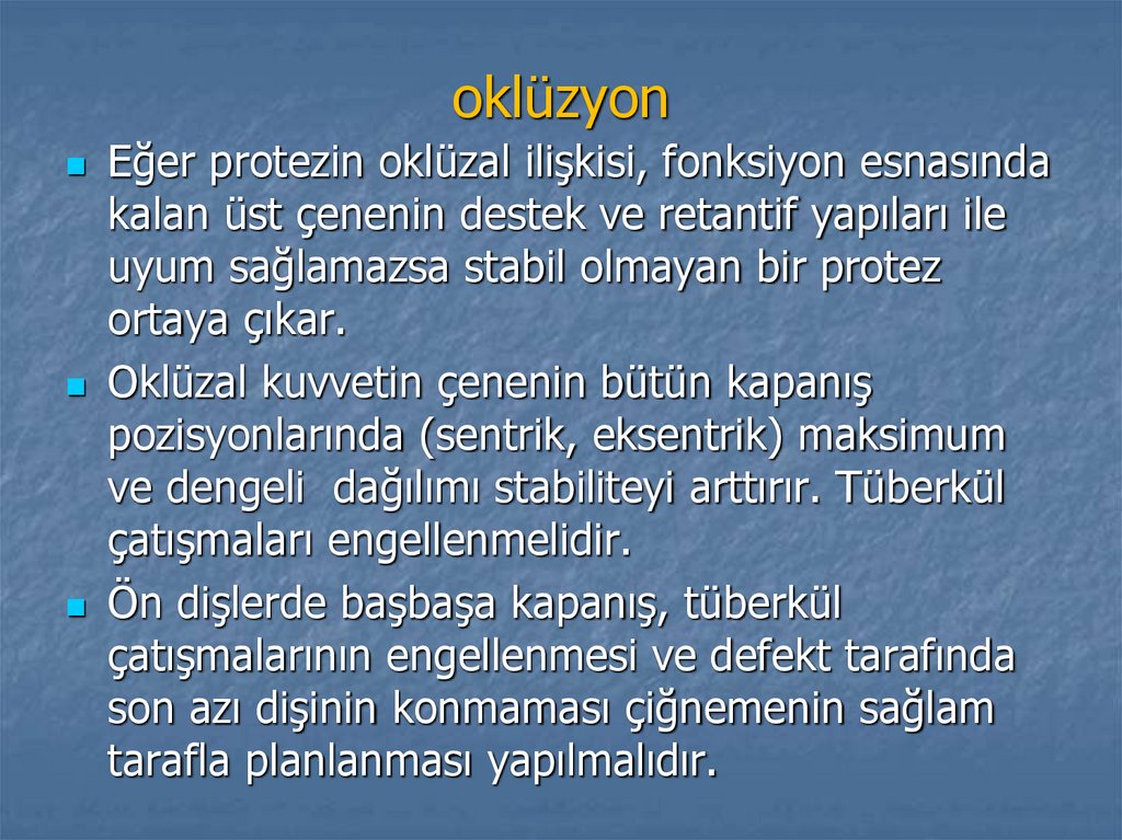 oklüzyon