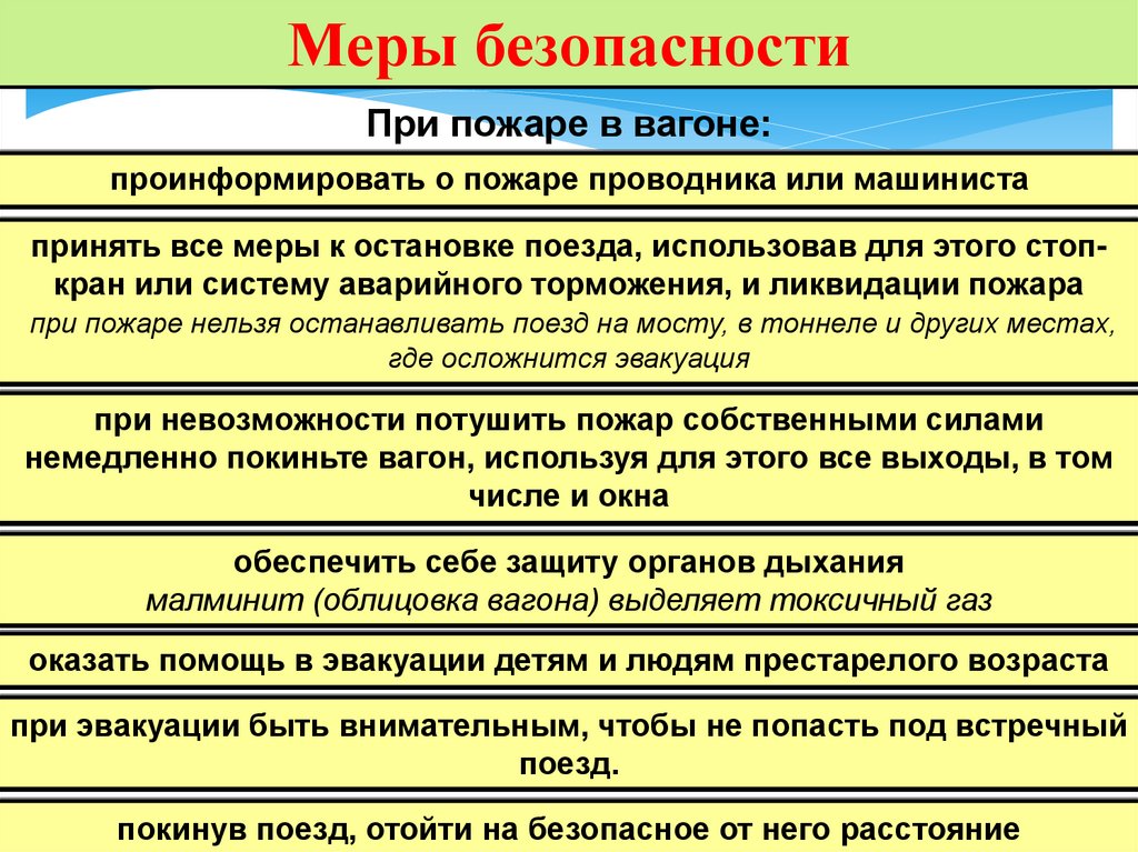 Меры безопасности