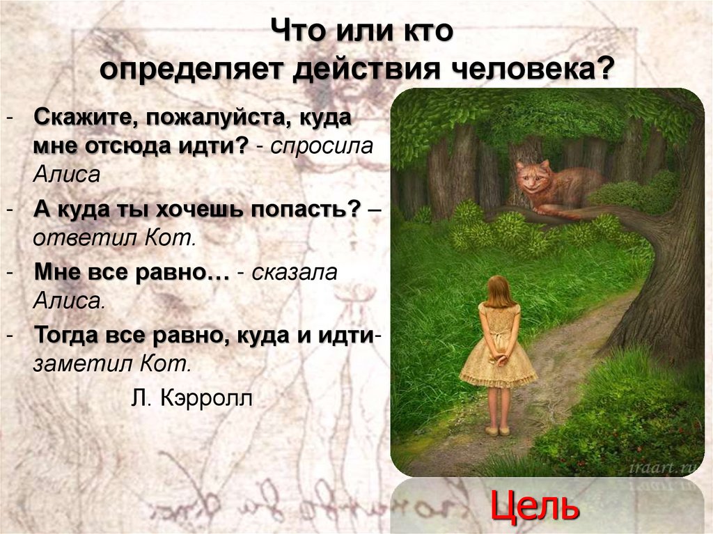 Что или кто определяет действия человека?