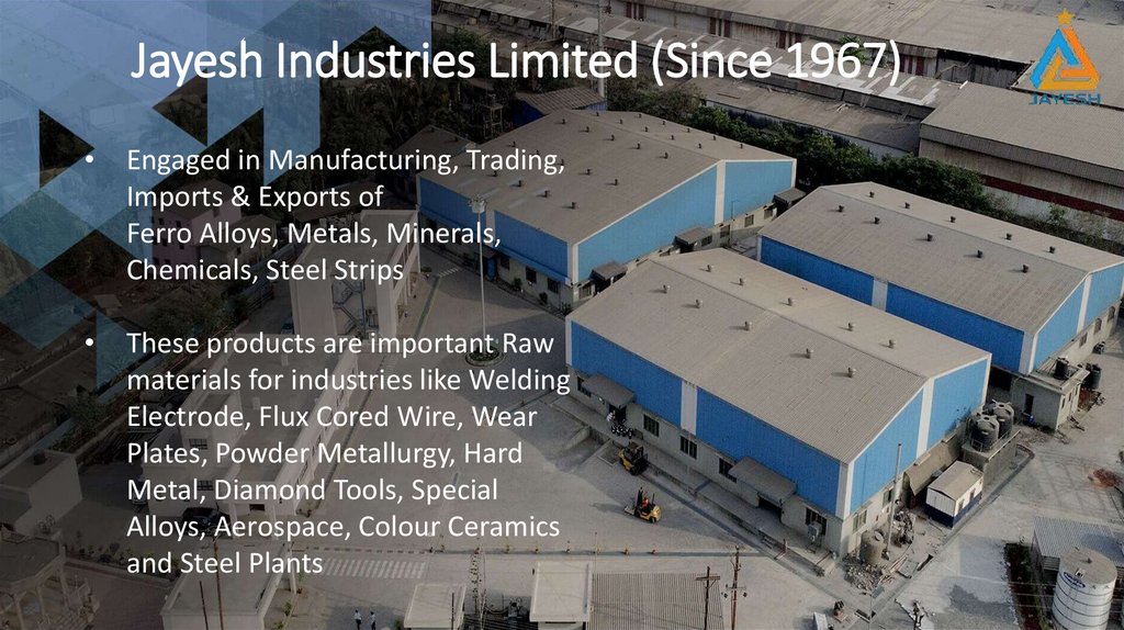 Jayesh Industries Limited (Since 1967)
