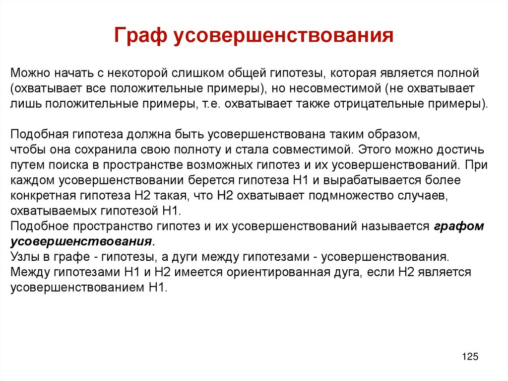 Граф усовершенствования