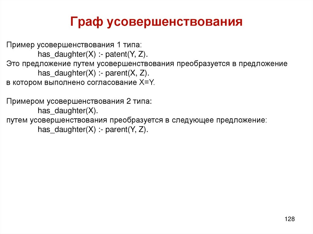 Граф усовершенствования