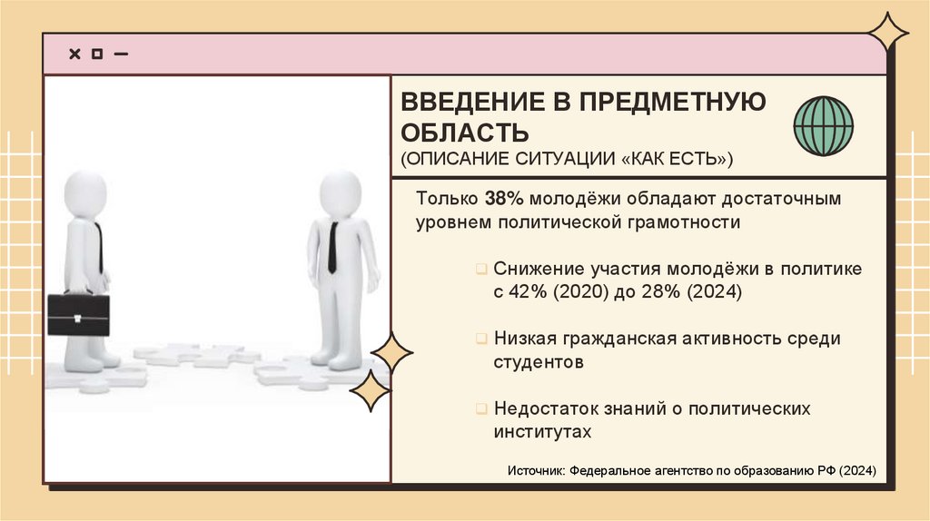 ВВЕДЕНИЕ В ПРЕДМЕТНУЮ ОБЛАСТЬ (ОПИСАНИЕ СИТУАЦИИ «КАК ЕСТЬ»)