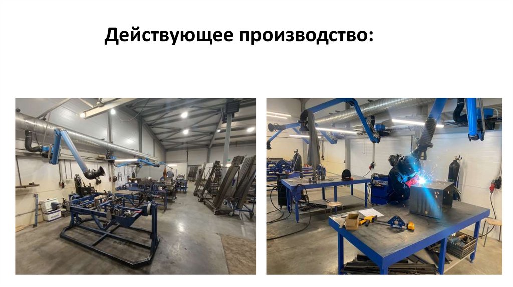 Действующее производство: