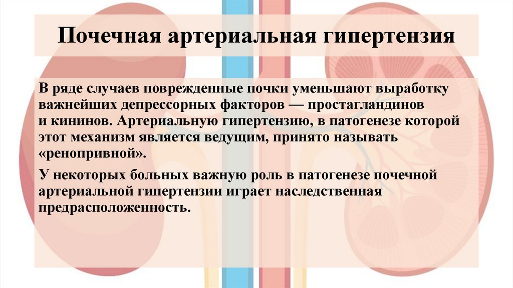 Почечная артериальная гипертензия