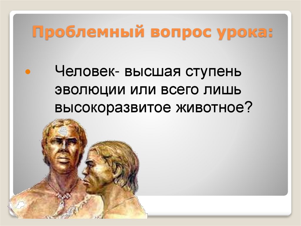 Проблемный вопрос урока: