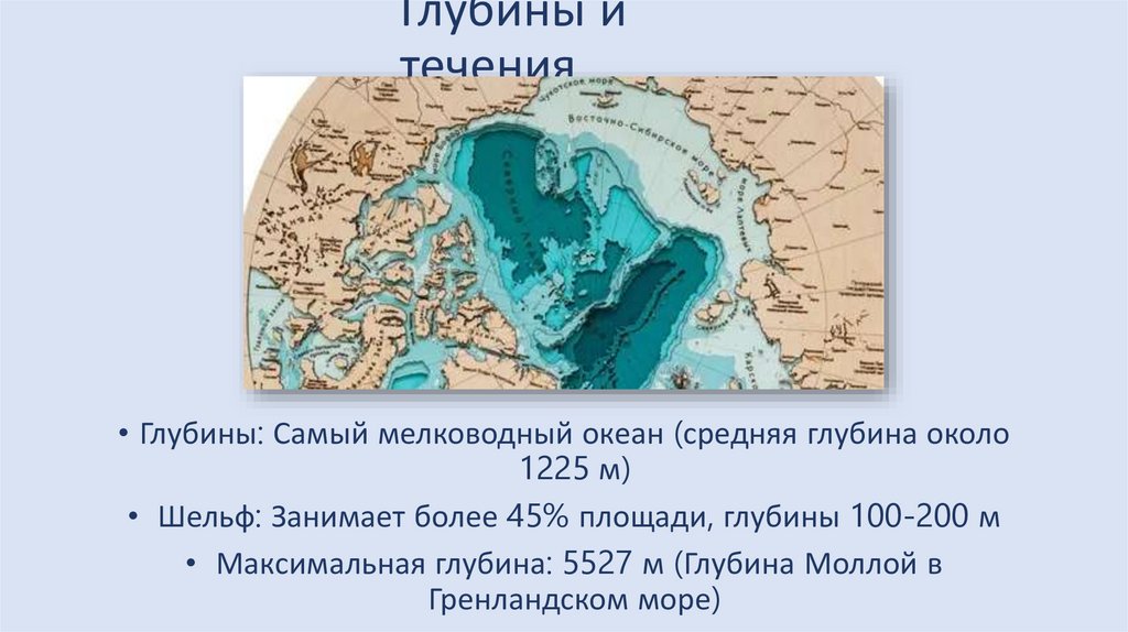 Глубины и течения