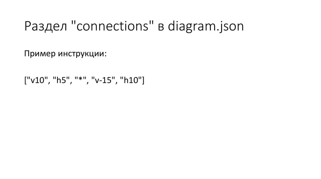 Раздел "connections" в diagram.json
