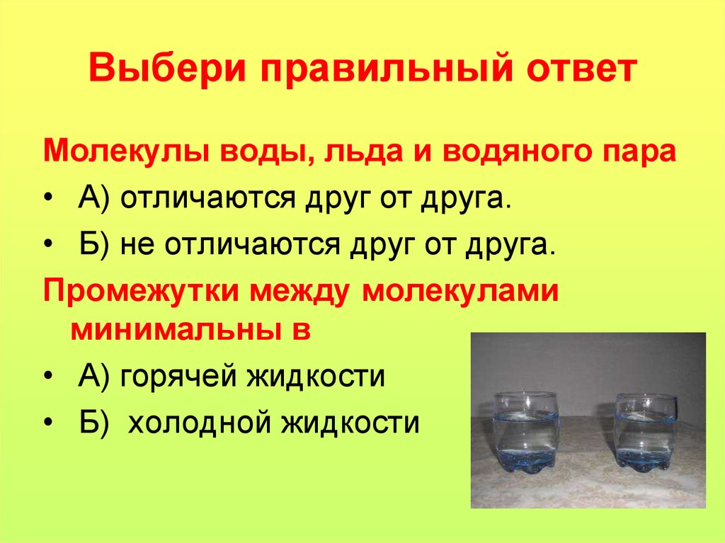 Выбери правильный ответ