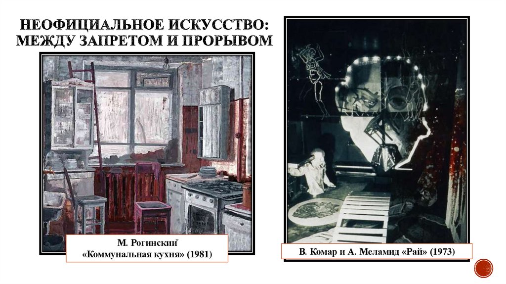 Неофициальное искусство: между запретом и прорывом