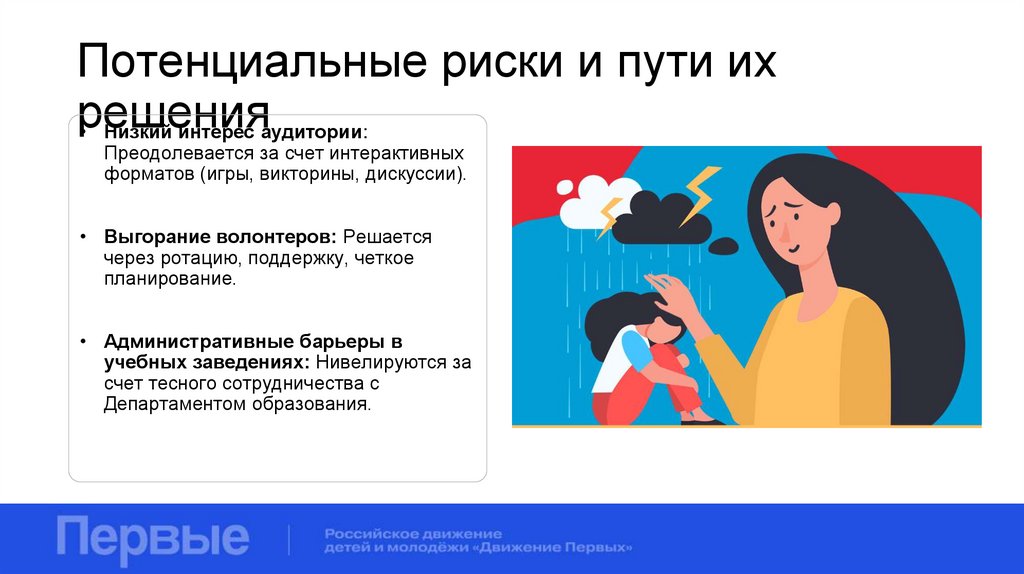 Потенциальные риски и пути их решения