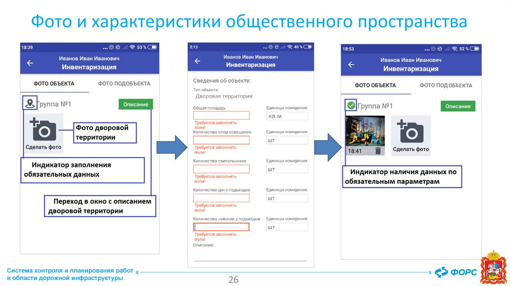 Фото и характеристики общественного пространства