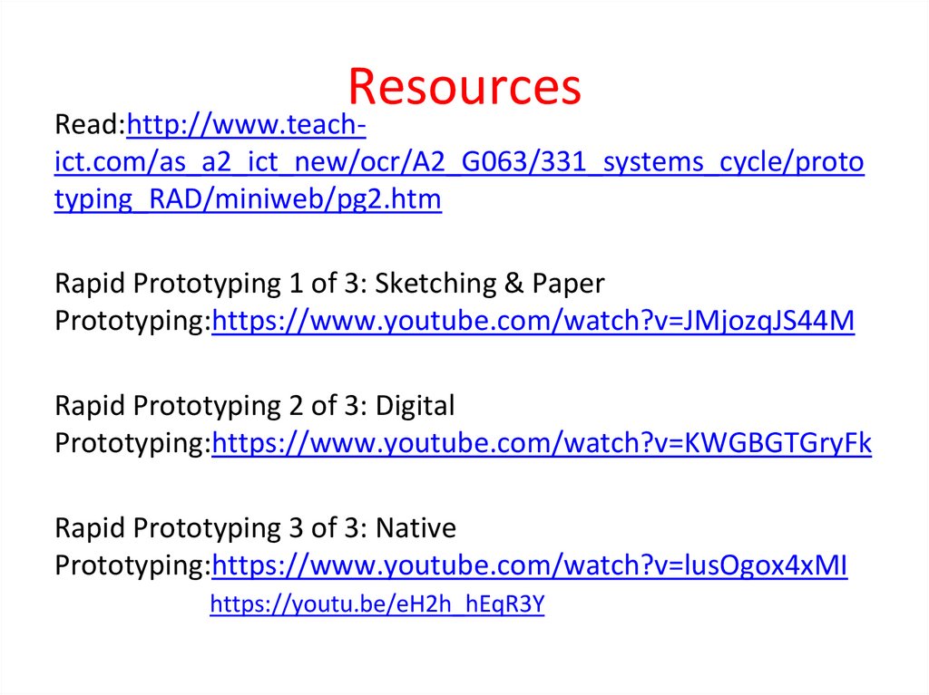 Resources
