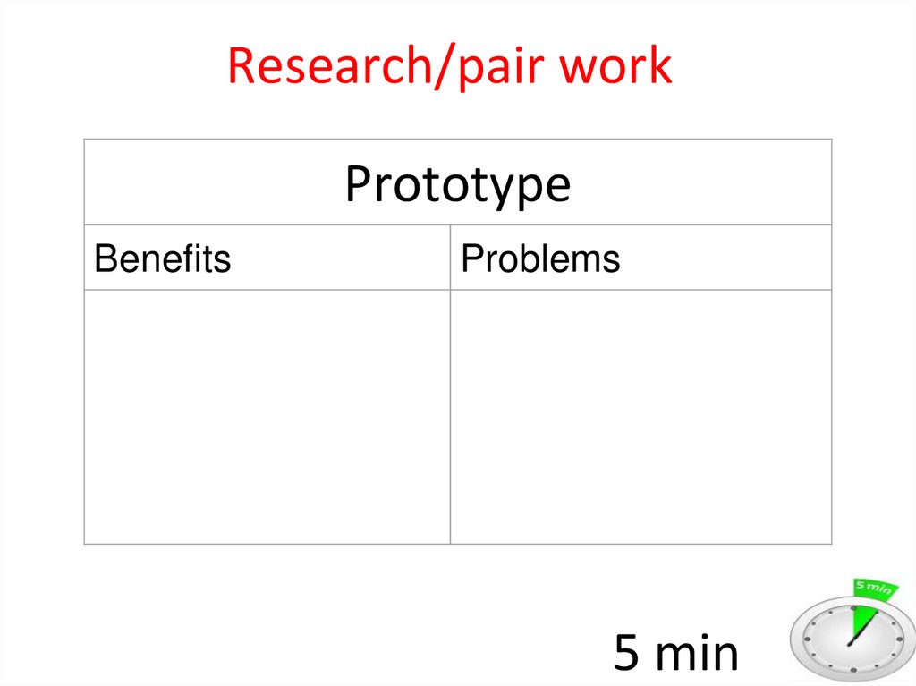 Research/pair work