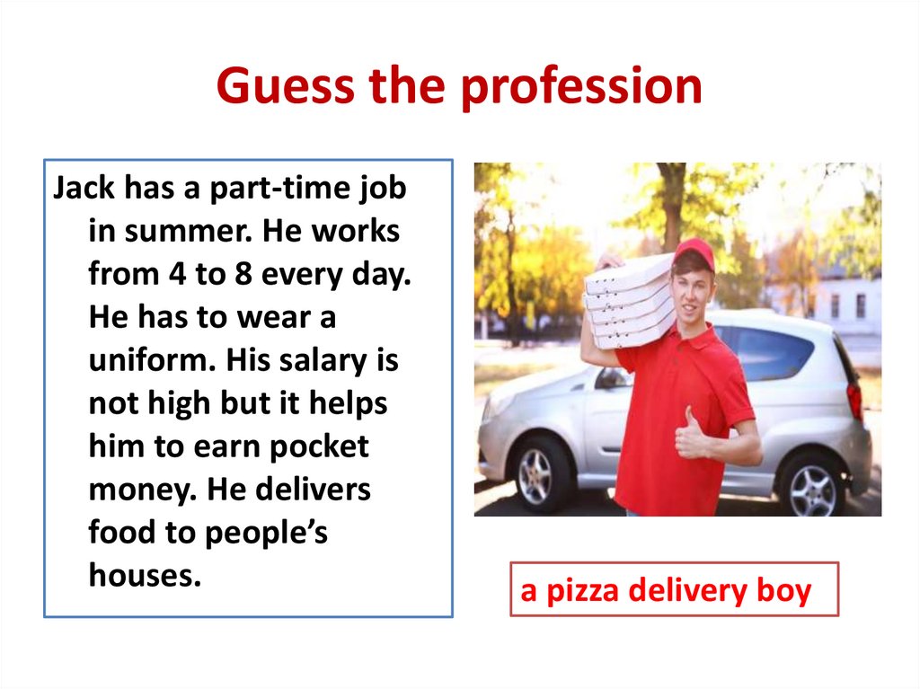 Guess the profession